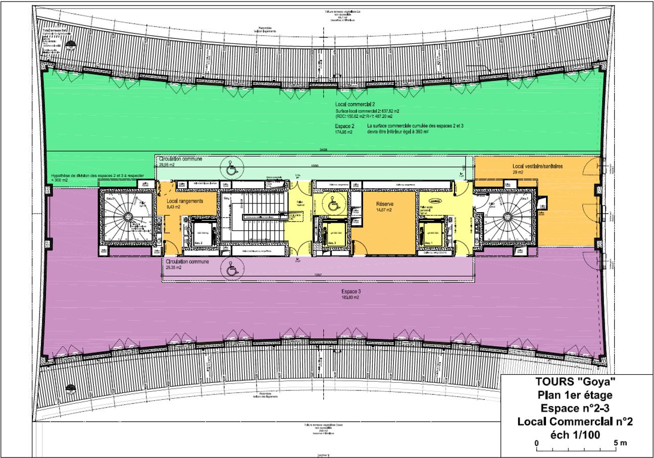 Bureau Tours 638m² Vente bureau Tours Indre-et-Loire OVBUR2113728 2